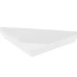 Plat de présentation plexi pour vitrine triangle 360 x 265 x H20 mm Blanc – Linum Série 28