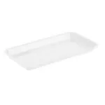 Plat de présentation plexi pour vitrine rectangulaire 280 x 140 x H20 mm Blanc – Linum Série 28