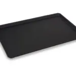 Plat de présentation plexi pour vitrine rectangulaire EURO 600 x 400 x H20 mm Noir – Linum Série Gastro