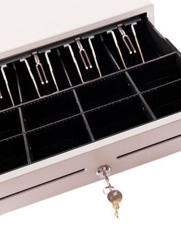 Tiroir-caisse automatique – électrique Blanc (41 x 41 cm)